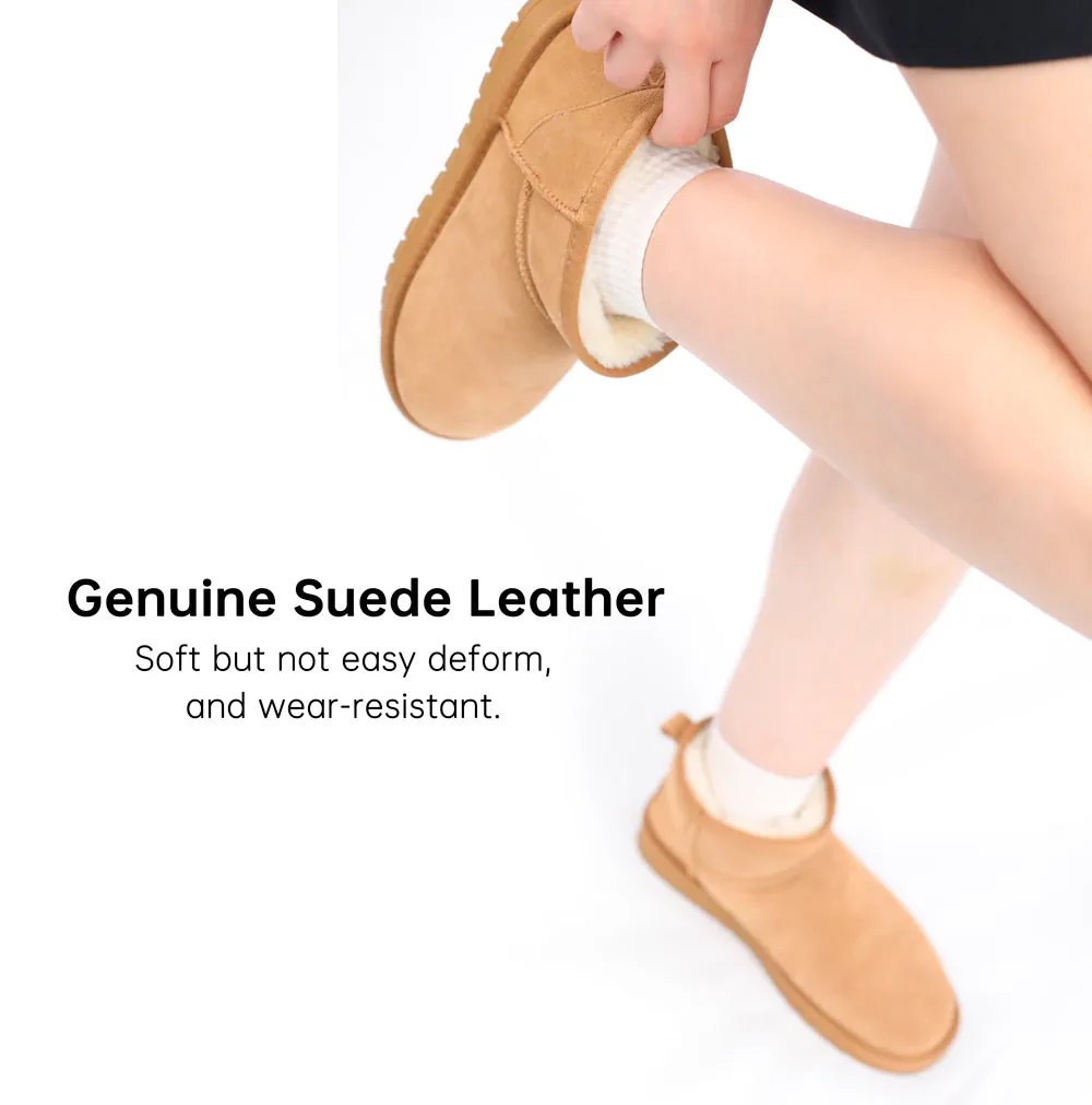 #5899/#5854/#7111 Classic Ankle A | Flat Padded Ankle Snow Boots