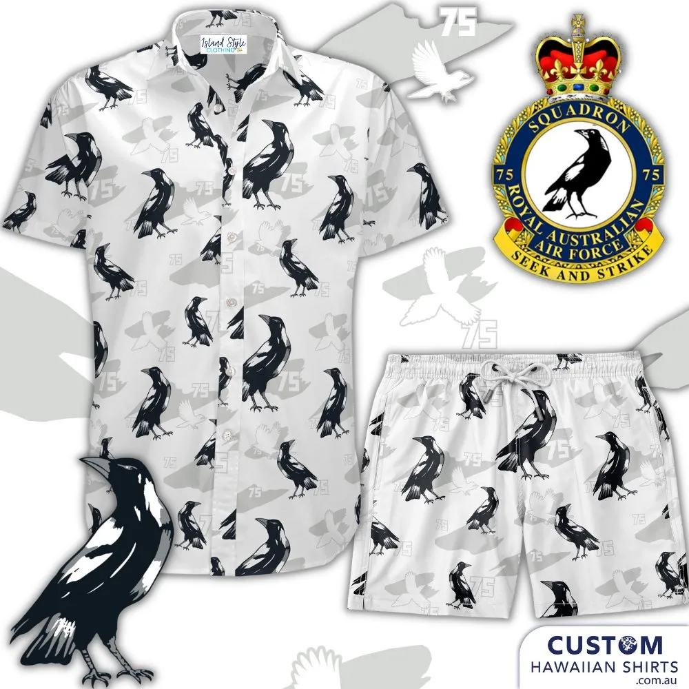 75 SQD, Magpies AUSSIE RAAF - Custom Shirts