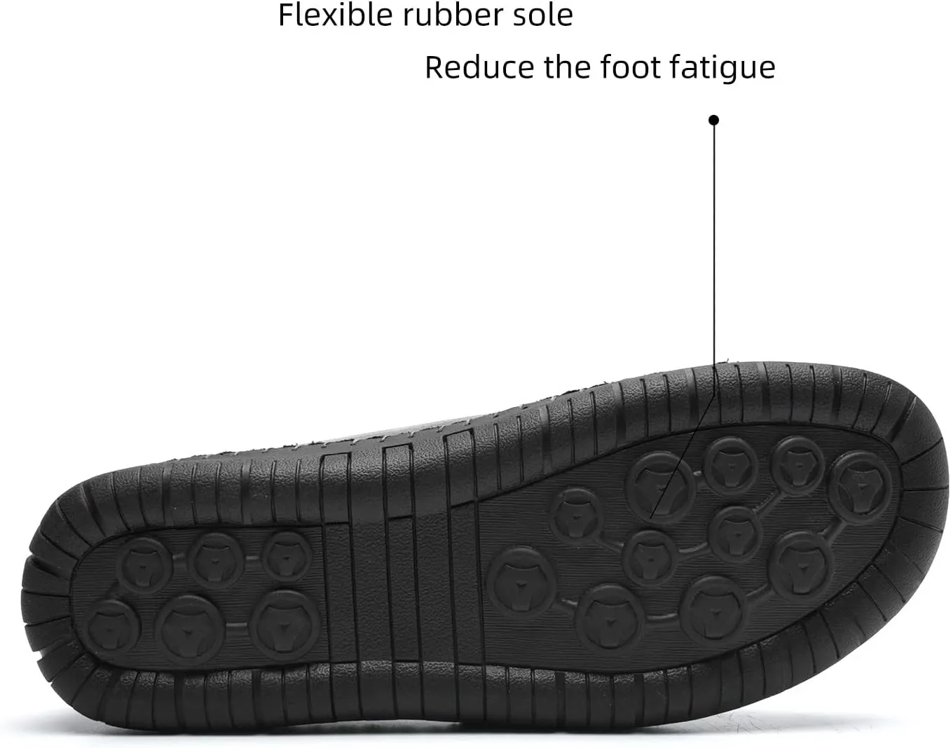 alcubieree Mens Leather Casual Shoes Comfortable Fashion Sneakers Loafers Lightweight Dress Walking Driving Shoes for MenSize 7.5-13