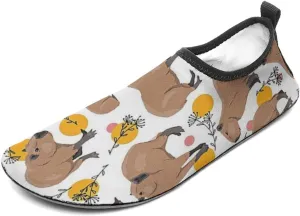 Animal Capybaras Pattern Water Shoes Beach Shoes Aqua Socks for Women Men Swimming Yoga
