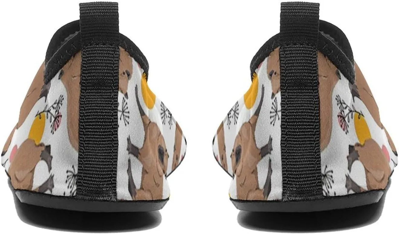 Animal Capybaras Pattern Water Shoes Beach Shoes Aqua Socks for Women Men Swimming Yoga