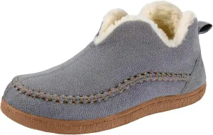 Ankle Boots for Women, Winter Warm Cozy Suede Indoor Outdoor Ankle Boots With Memory Foam Comfy Non Slip House Shoes