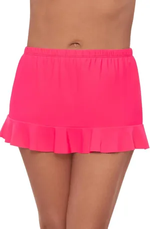 Aqua Green Women's Standard Ruffle Skirted Bottom