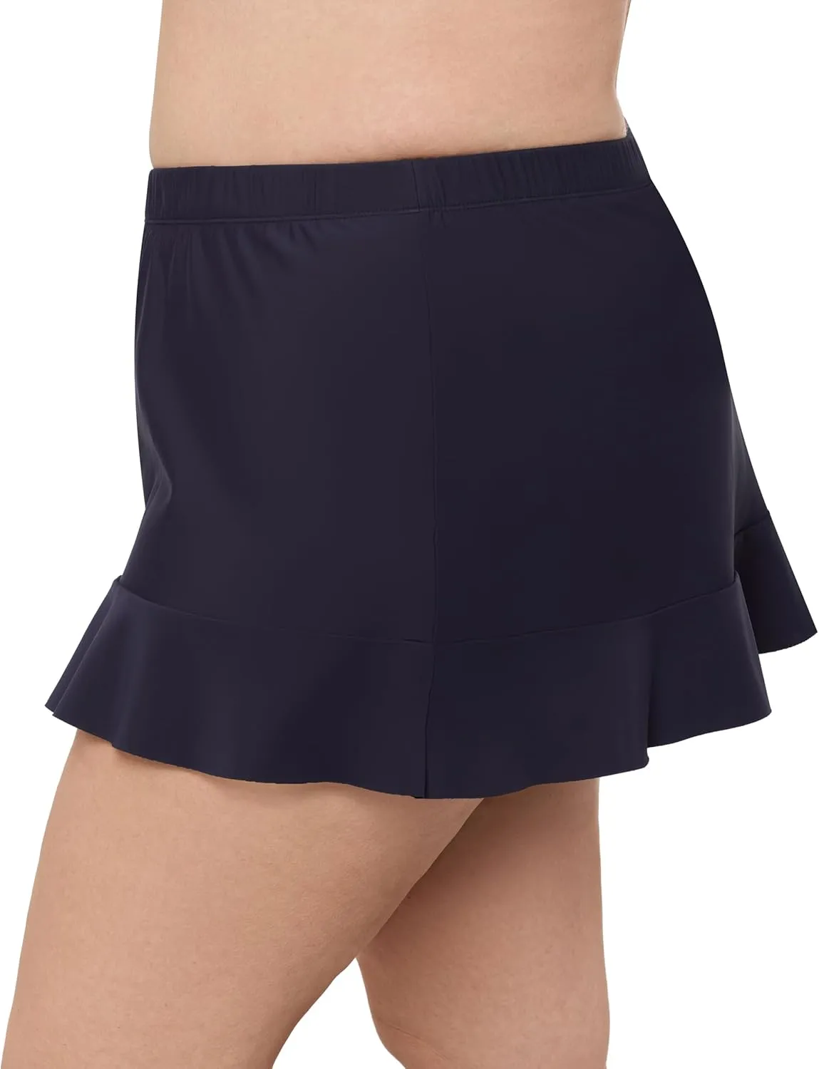 Aqua Green Women's Standard Ruffle Skirted Bottom