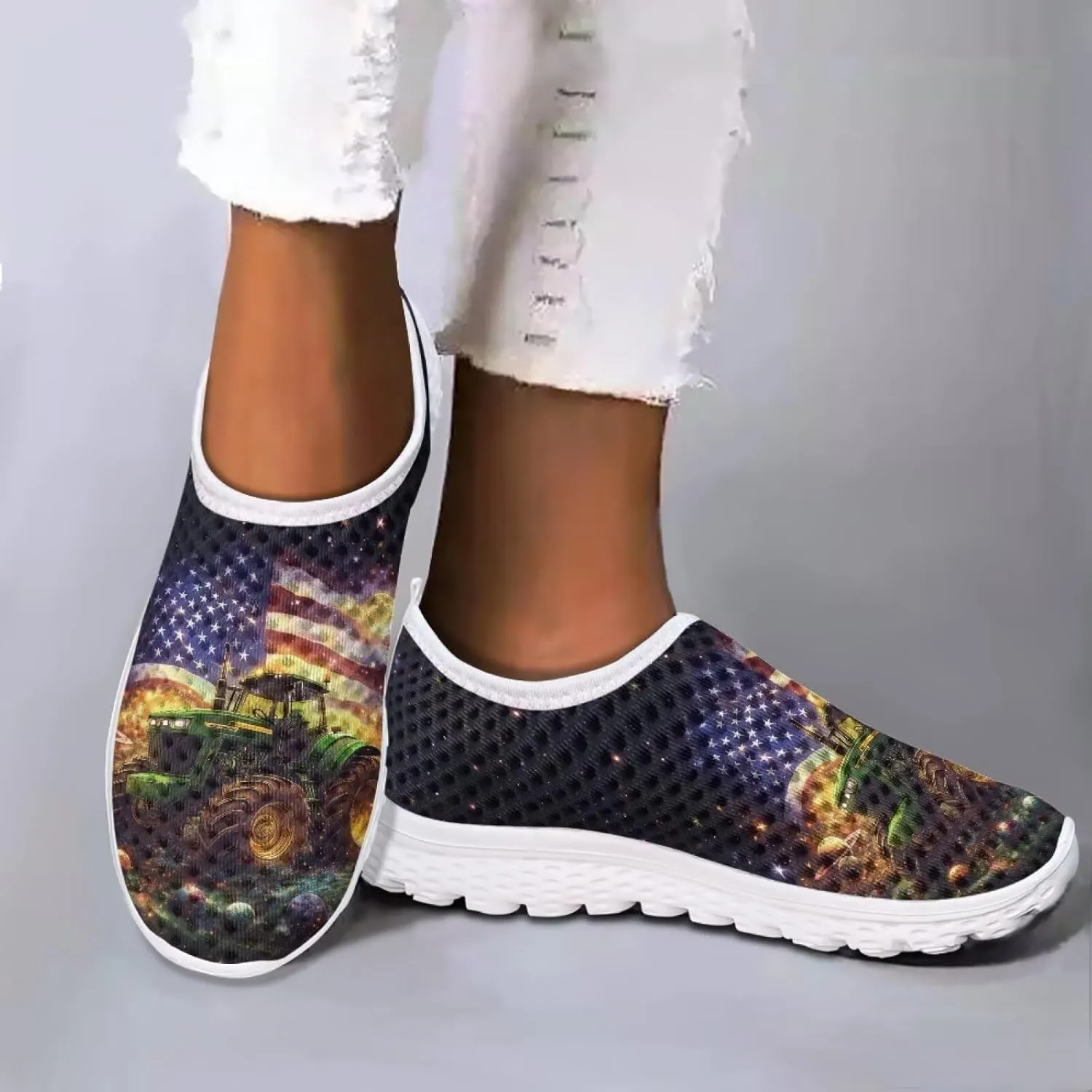 Athletic Tennis Sneakers Road Road Running Shoes US 5.5-11.5 Slip On Shoes for Women