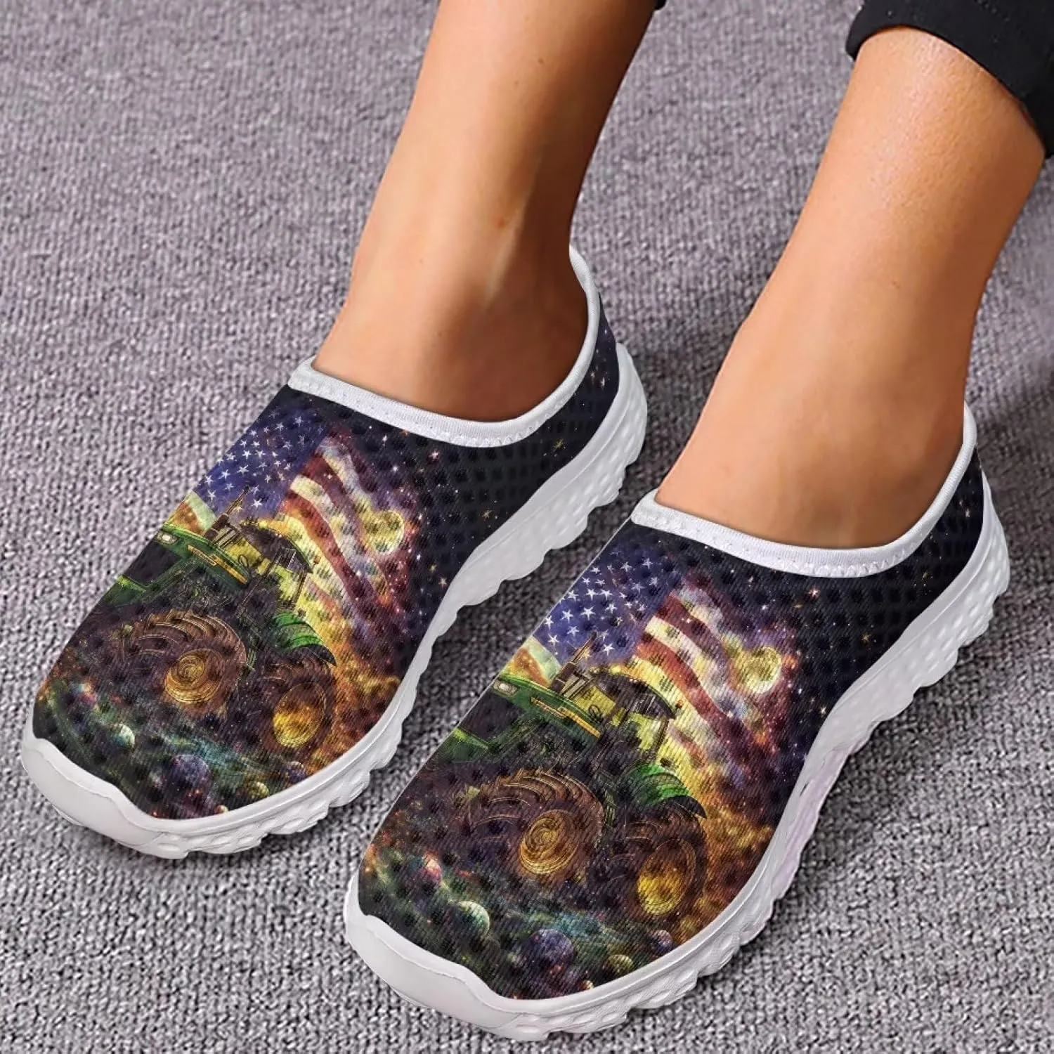 Athletic Tennis Sneakers Road Road Running Shoes US 5.5-11.5 Slip On Shoes for Women