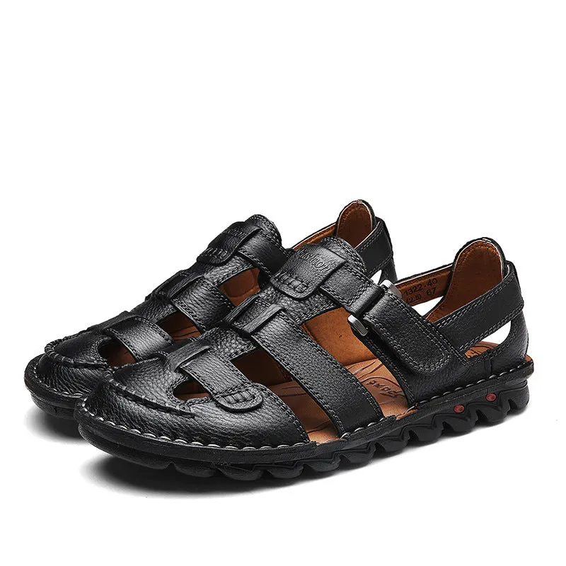 Aule Cut Out CO1 Leather Sandals