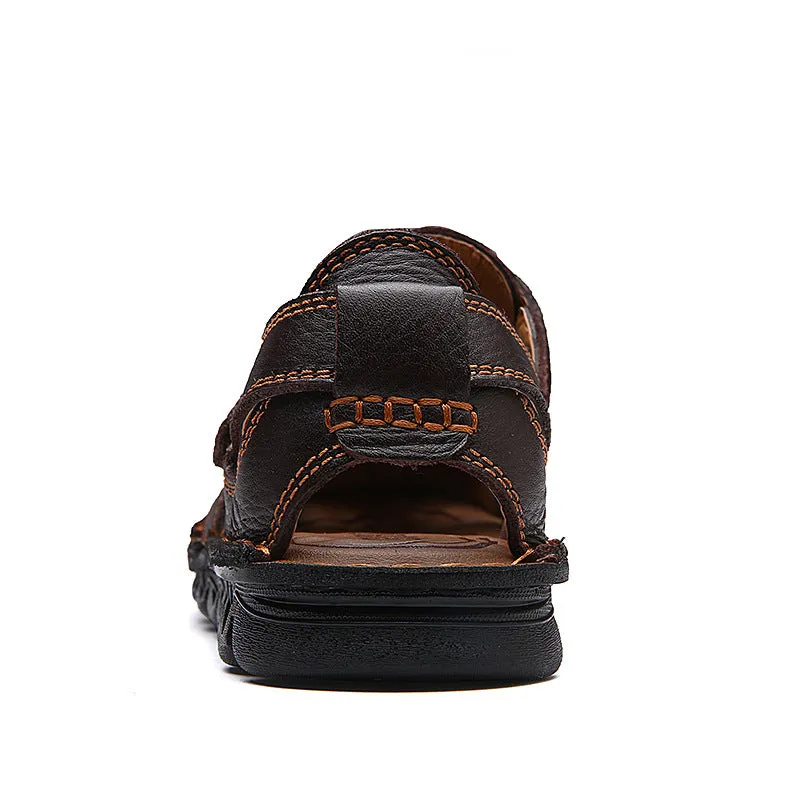 Aule Cut Out CO1 Leather Sandals