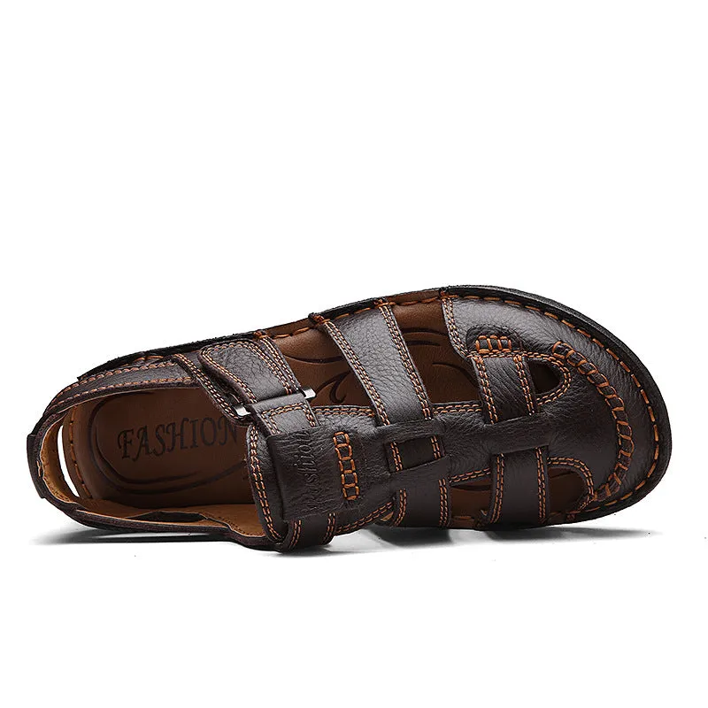 Aule Cut Out CO1 Leather Sandals