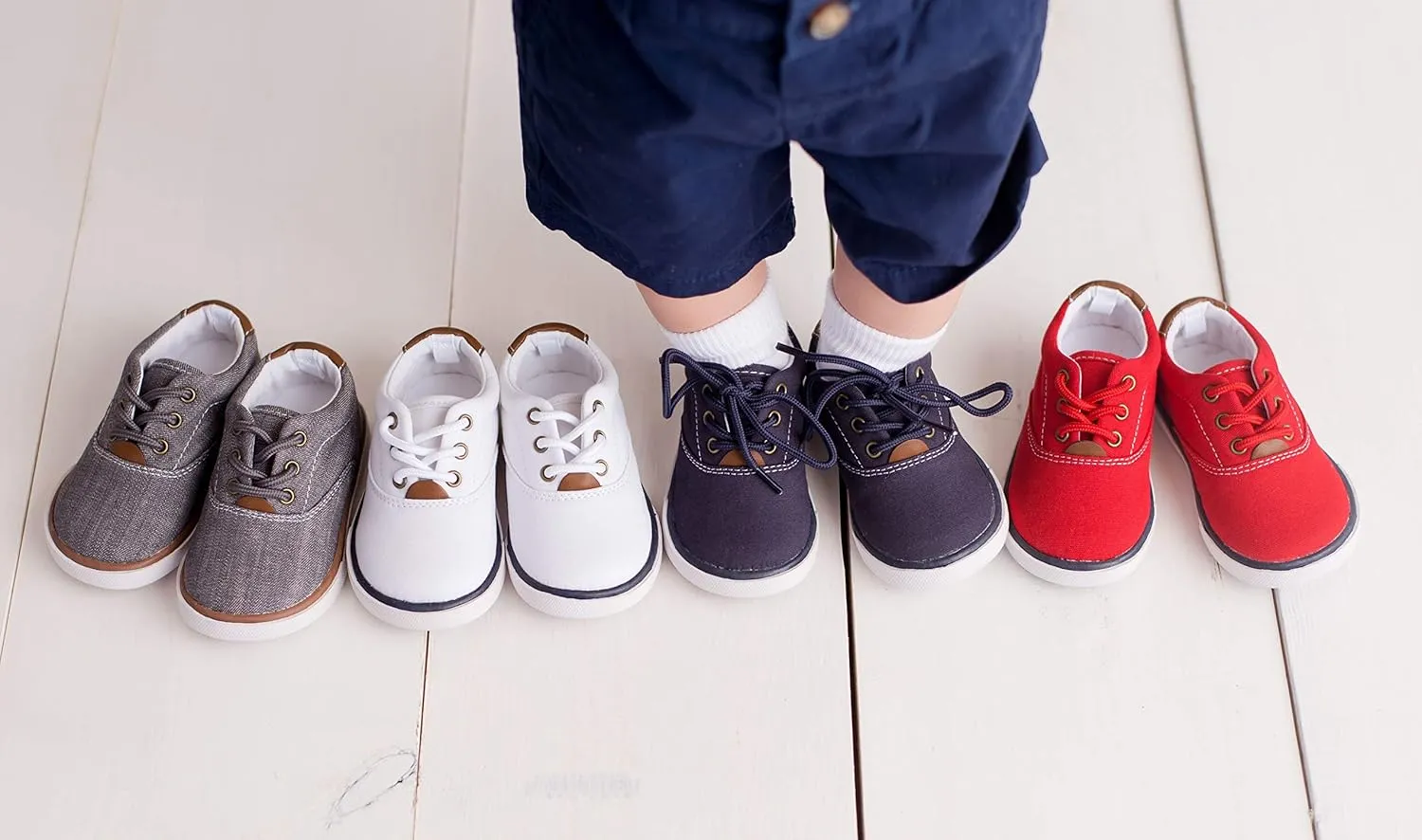 Baby Deer Boy's Milo Canvas Sneaker