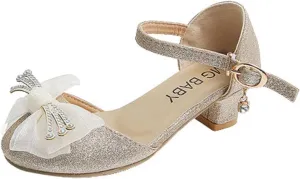 Baby Girl Children's Sandals Shoes Rhinestone Decoration Princess Slip On Shoes Casual Buckle Summer Sandals Party