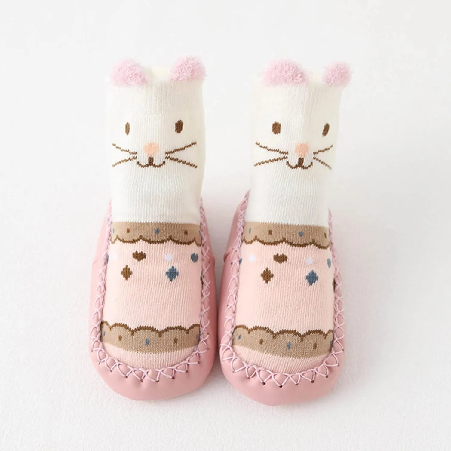 Baby Girl Shoes Cute Children Toddler Shoes Autumn Winter Boys and Girls Floor Socks Shoes Flat Bottom Non Slip Cute