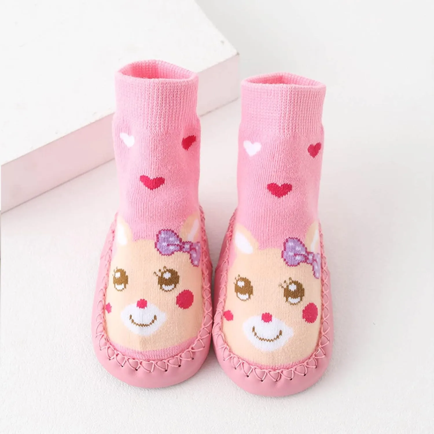 Baby Shoes Children Todller Shoes Autumn and Winter Boys and Girls Floor Sports Shoes and Socks Shoes Flat House Shoes