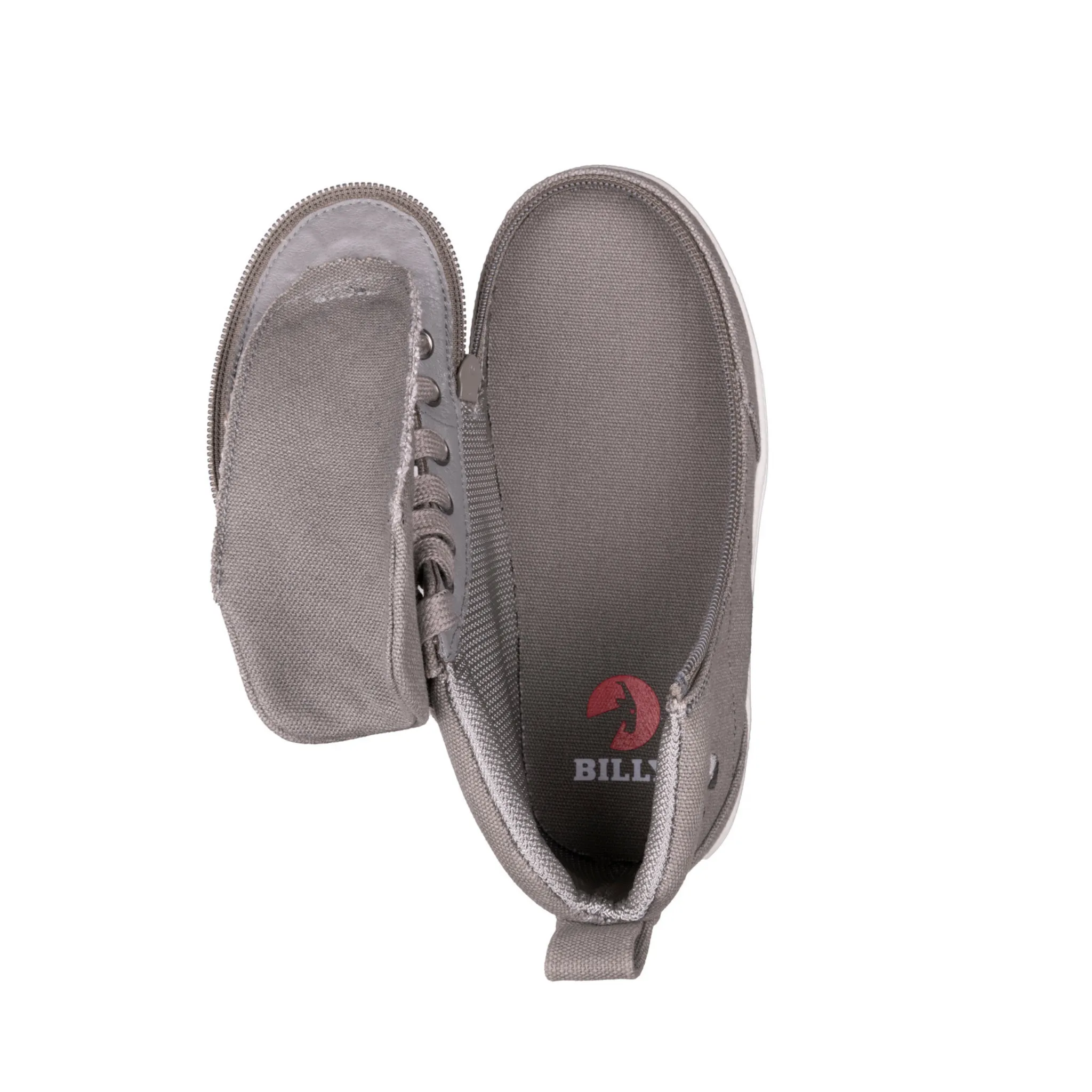 Billy Footwear (Kids) DR II Fit - High Top DR II Dark Grey Canvas Shoes