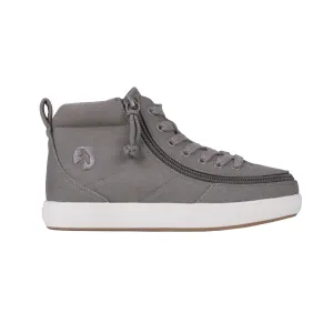 Billy Footwear (Kids) DR II Fit - High Top DR II Dark Grey Canvas Shoes