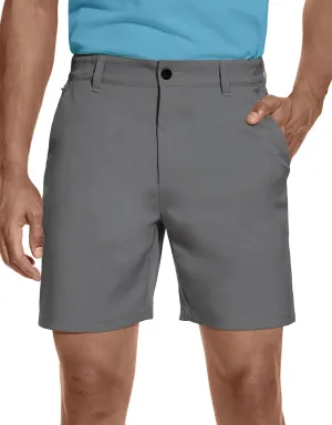 BLUE CHILL Lightweight Golf Shorts for Men, Water Resistant Quick Dry, 7 inch Inseam, 5 Pocket, 2-Way Stretch, Slim Fit