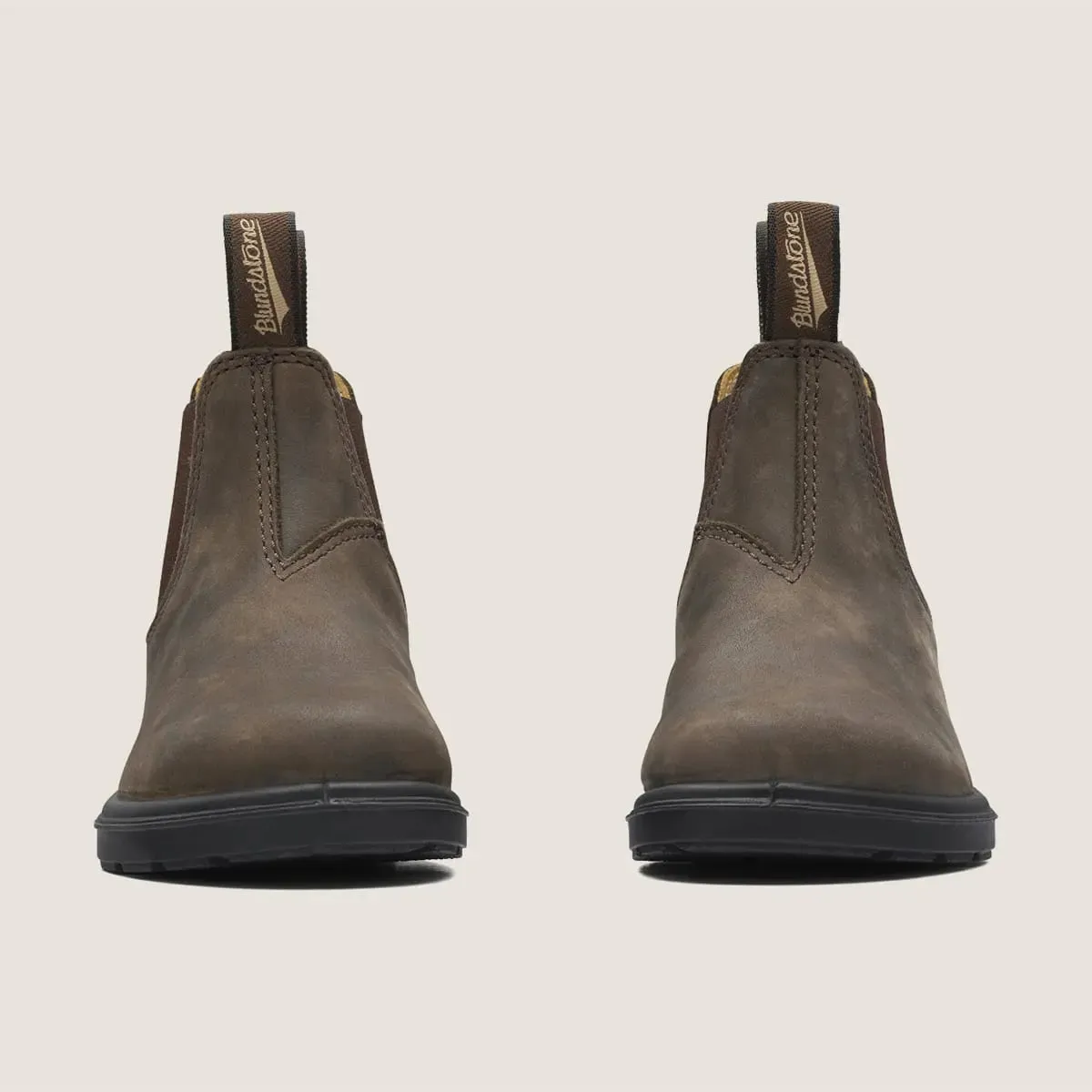 BLUNDSTONE  - Kids Elastic Sided Boot 565 - Rustic Brown