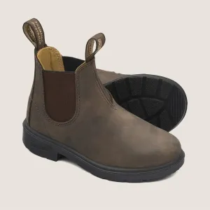 BLUNDSTONE  - Kids Elastic Sided Boot 565 - Rustic Brown