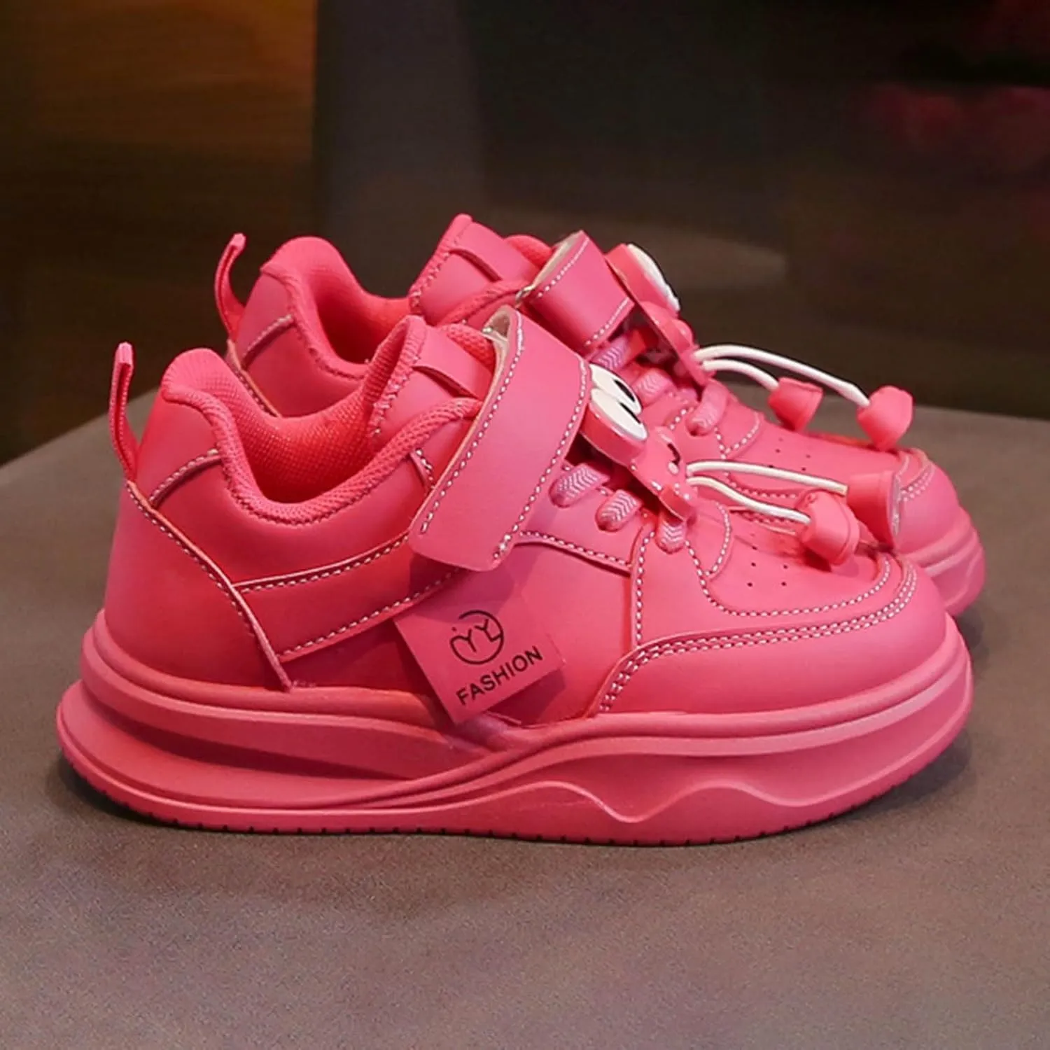 Boys Girls ??ink Memory Bubble Sneakers Running Tennis Casual Sports Flat Sneakers for Toddler Boys Slip-On Athletic