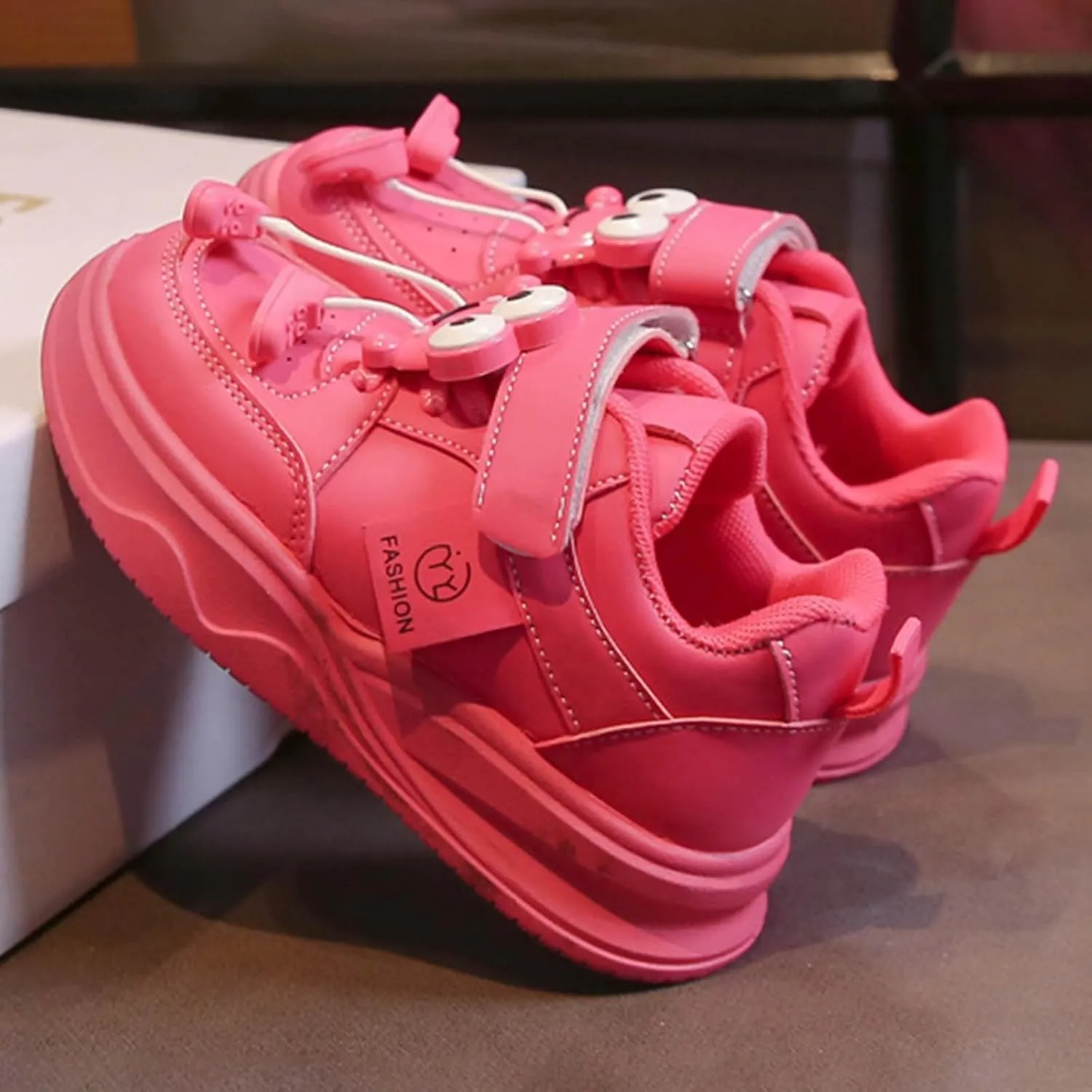 Boys Girls ??ink Memory Bubble Sneakers Running Tennis Casual Sports Flat Sneakers for Toddler Boys Slip-On Athletic