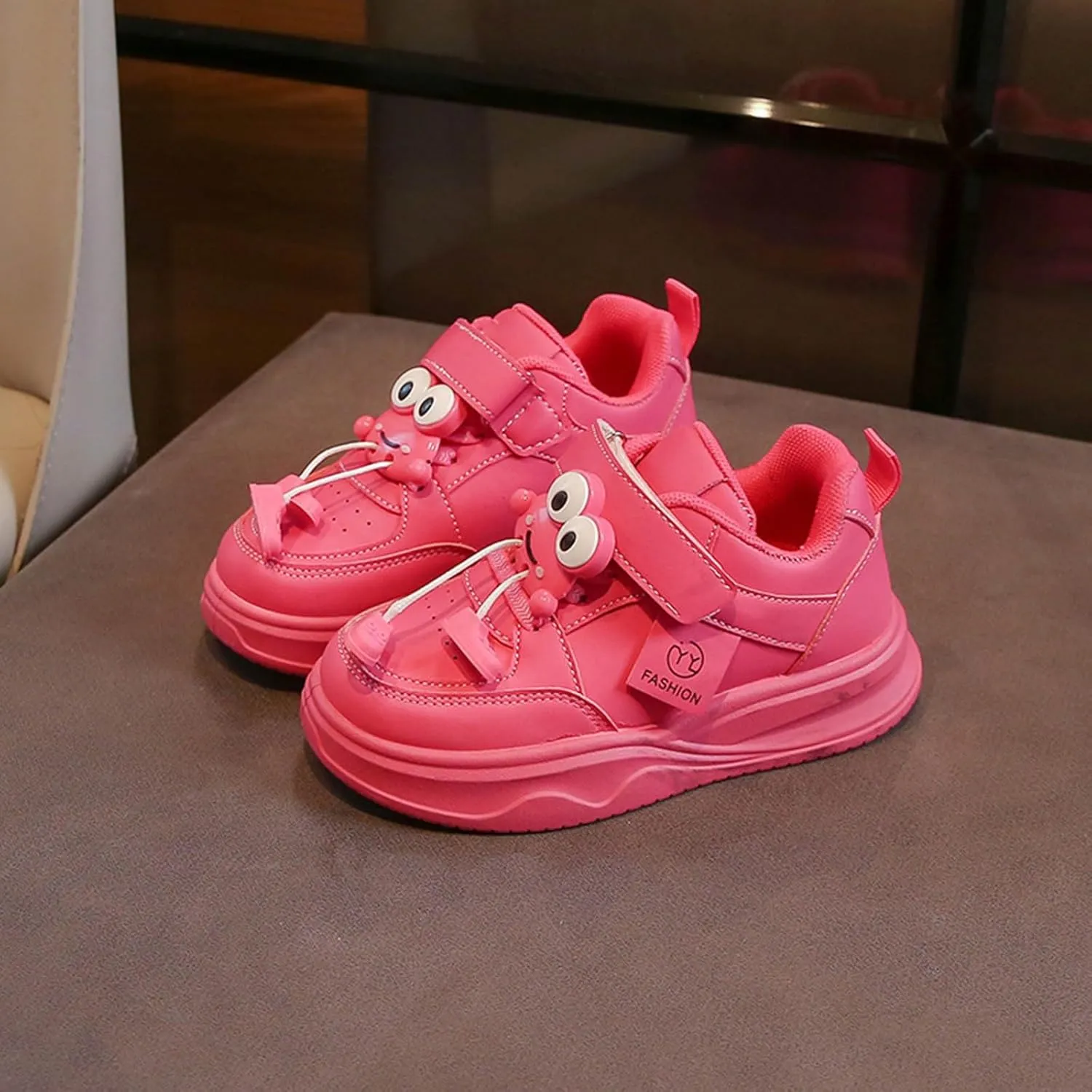 Boys Girls ??ink Memory Bubble Sneakers Running Tennis Casual Sports Flat Sneakers for Toddler Boys Slip-On Athletic