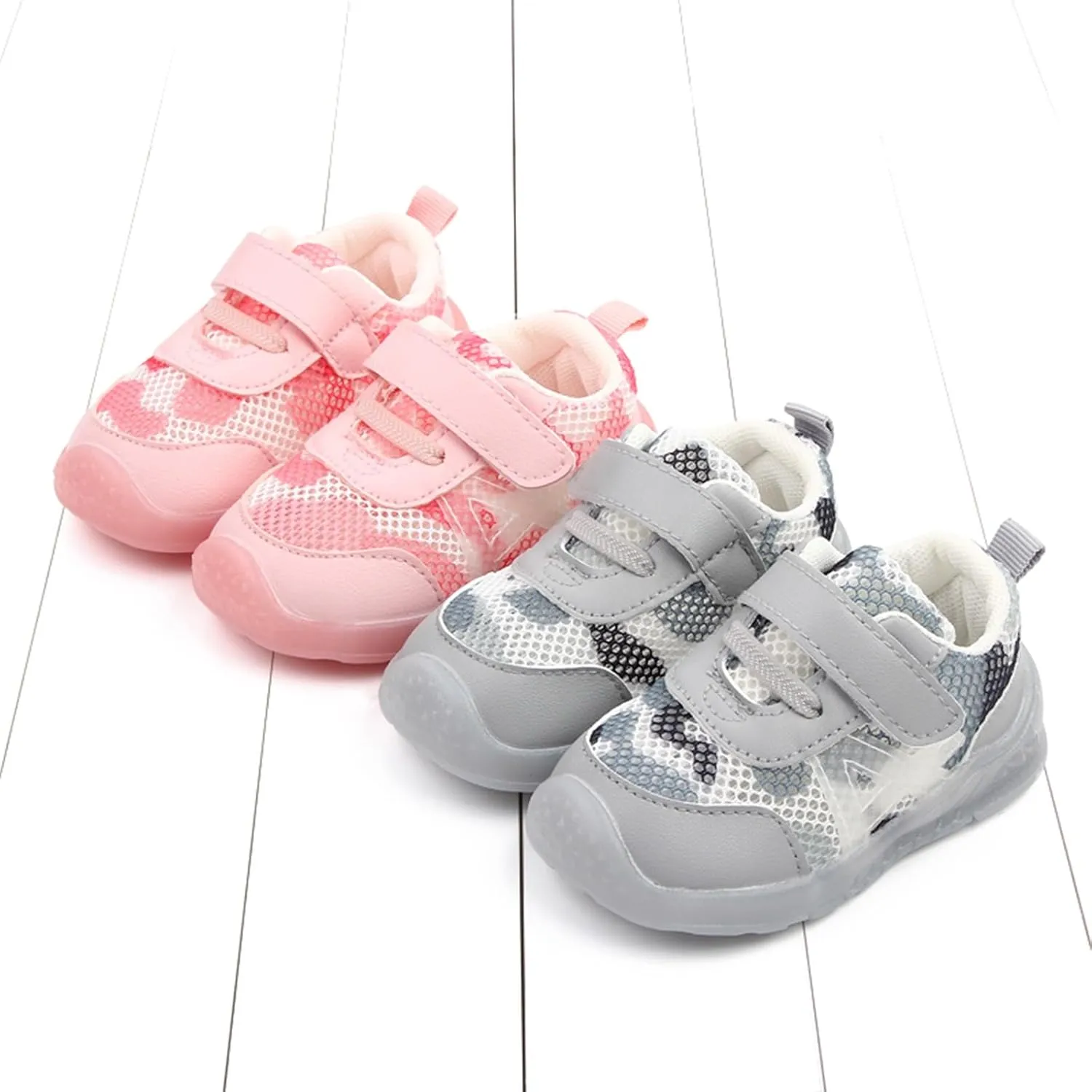 Boys Girls Non Slip Sneakers Kids Tennis Shoes Breathable Running Walking Lightweight Sport Athletic Shoes