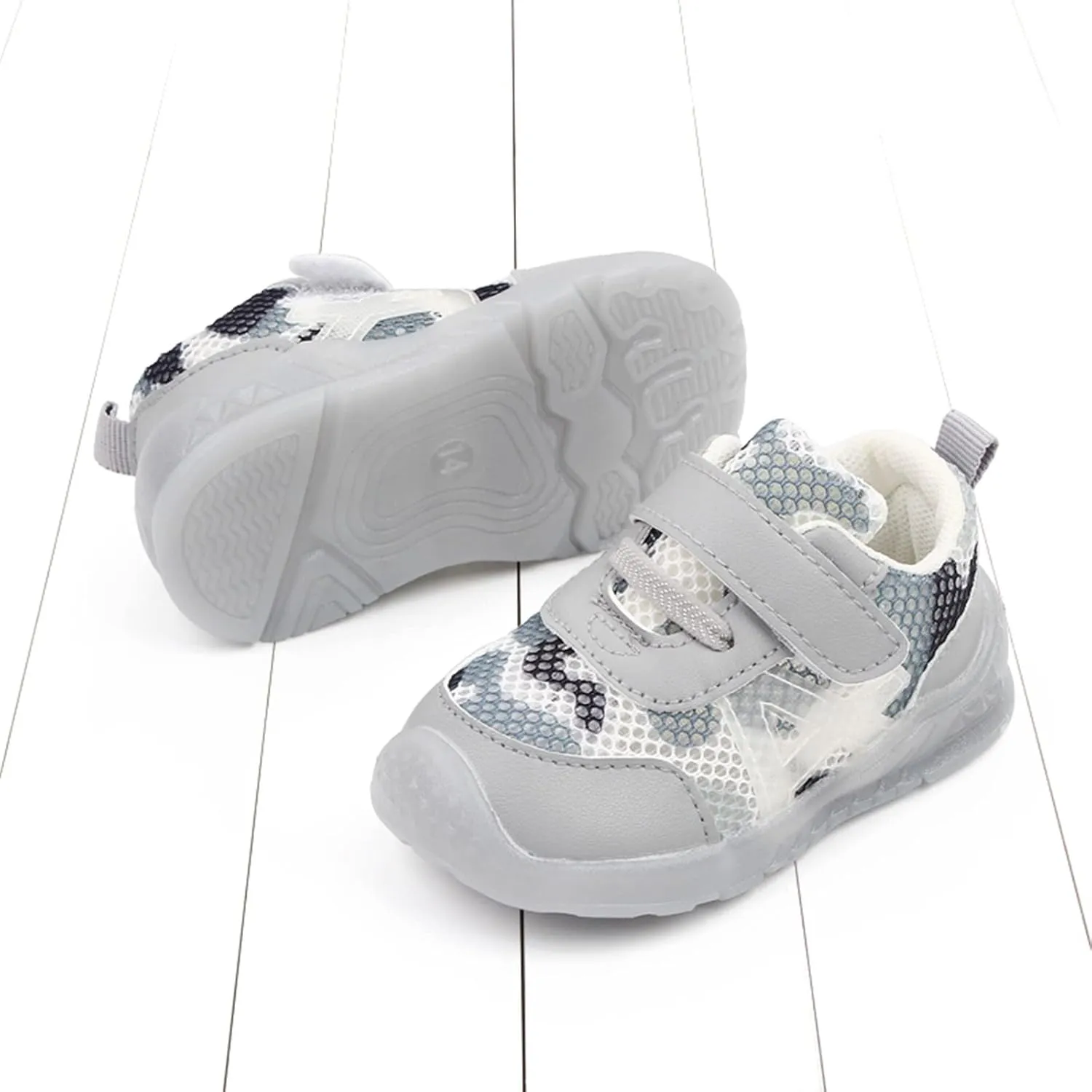 Boys Girls Non Slip Sneakers Kids Tennis Shoes Breathable Running Walking Lightweight Sport Athletic Shoes