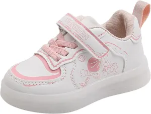 Boys Non Lace Sneakers Glitter Breathable Ankle Sport Shoes Toddler Outdoor Running First Walking Shoes Comfy Casual