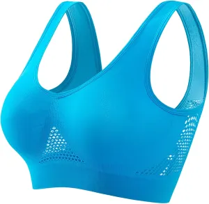 Bras for Women 2024 Breathable Cool Liftup Air Bra Breathable and Comfortable Mesh Sports Bras for Women Plus Size