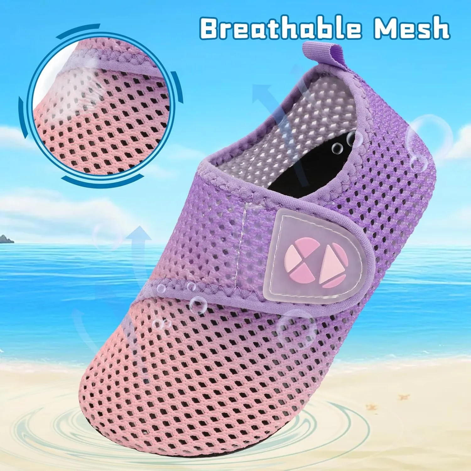 Centipede Demon Kids Water Shoes Boys Girls Breathable Swim Pool Shoes Quick Dry Toddler Aqua Socks Barefoot Beach Sandals for Outdoor Water Sports Little/Big Kids
