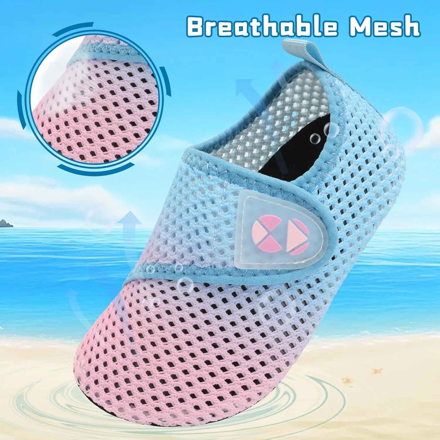 Centipede Demon Kids Water Shoes Boys Girls Breathable Swim Pool Shoes Quick Dry Toddler Aqua Socks Barefoot Beach Sandals for Outdoor Water Sports Little/Big Kids