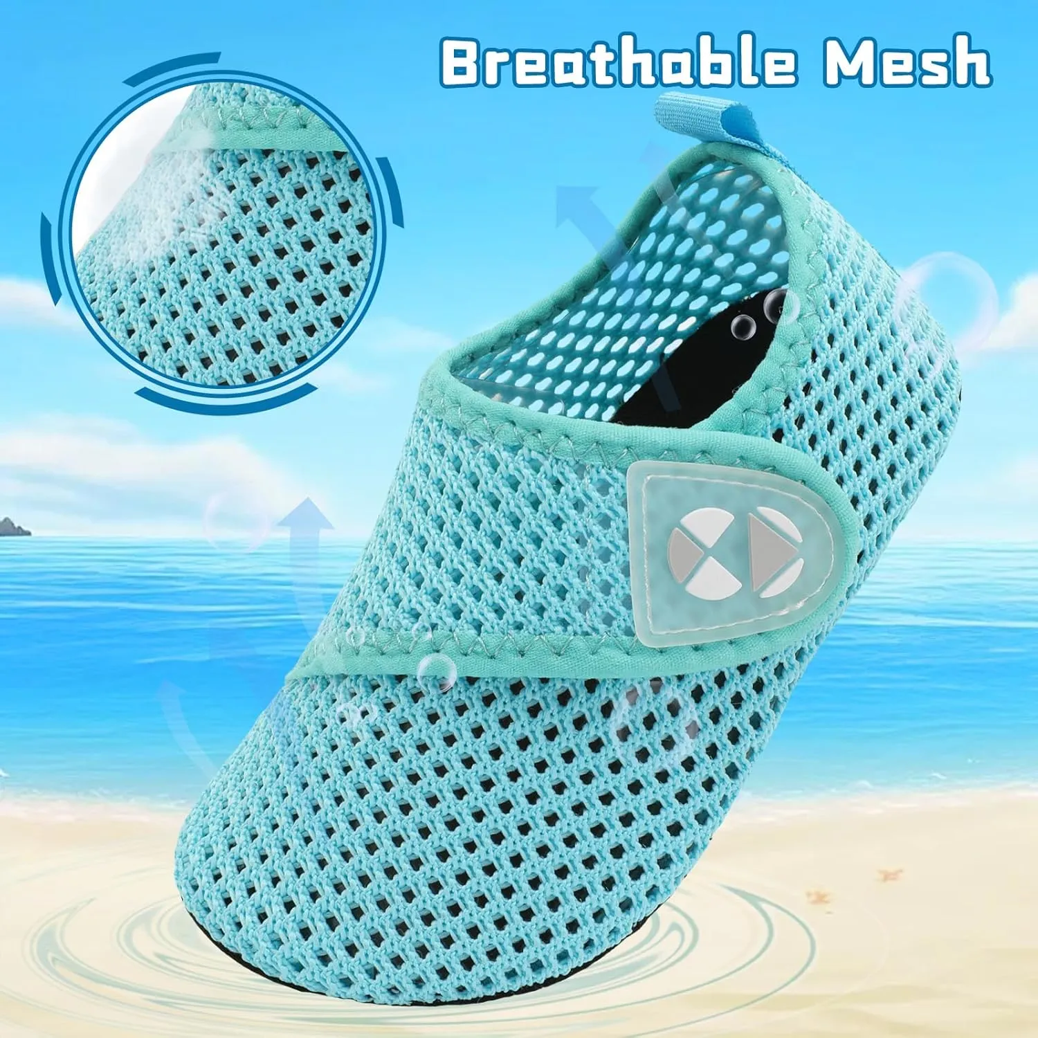 Centipede Demon Kids Water Shoes Boys Girls Breathable Swim Pool Shoes Quick Dry Toddler Aqua Socks Barefoot Beach Sandals for Outdoor Water Sports Little/Big Kids