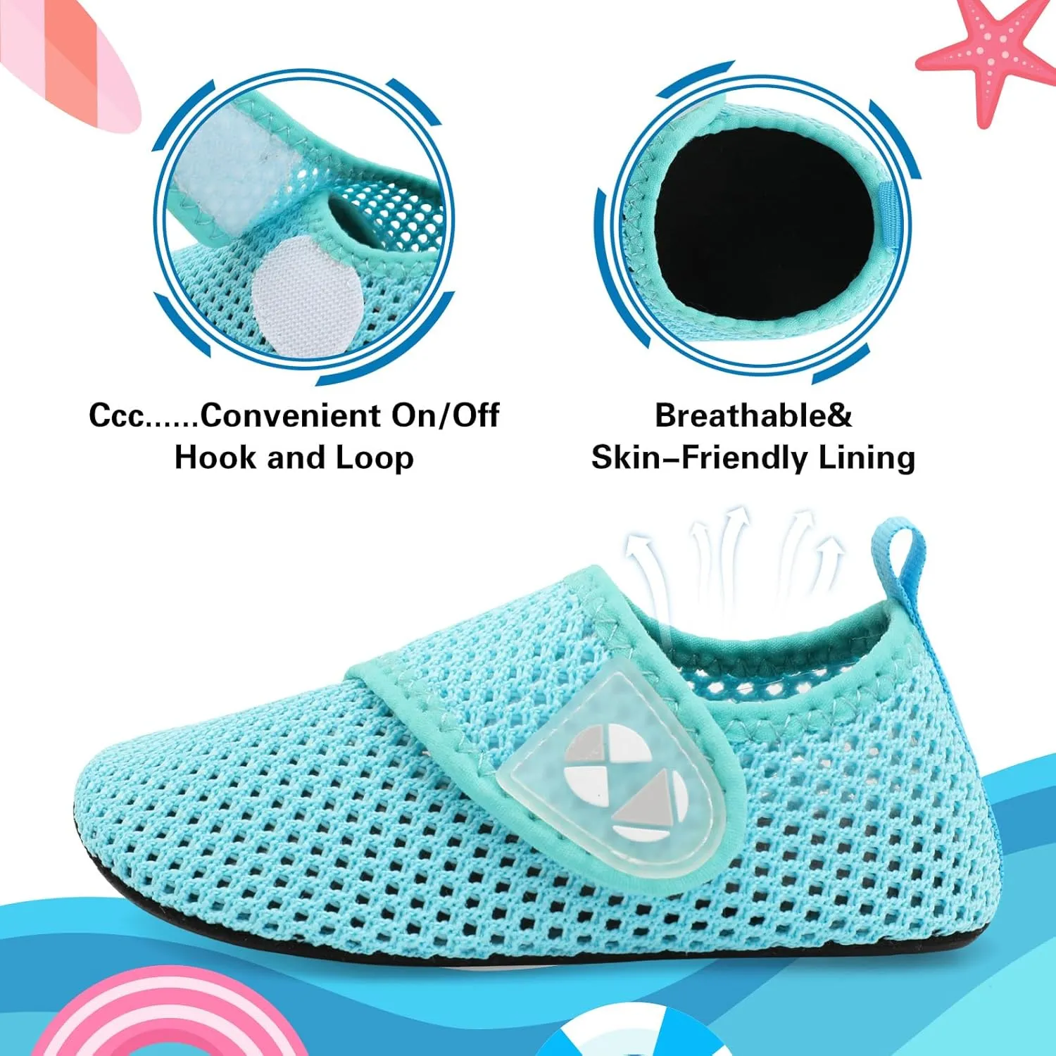 Centipede Demon Kids Water Shoes Boys Girls Breathable Swim Pool Shoes Quick Dry Toddler Aqua Socks Barefoot Beach Sandals for Outdoor Water Sports Little/Big Kids