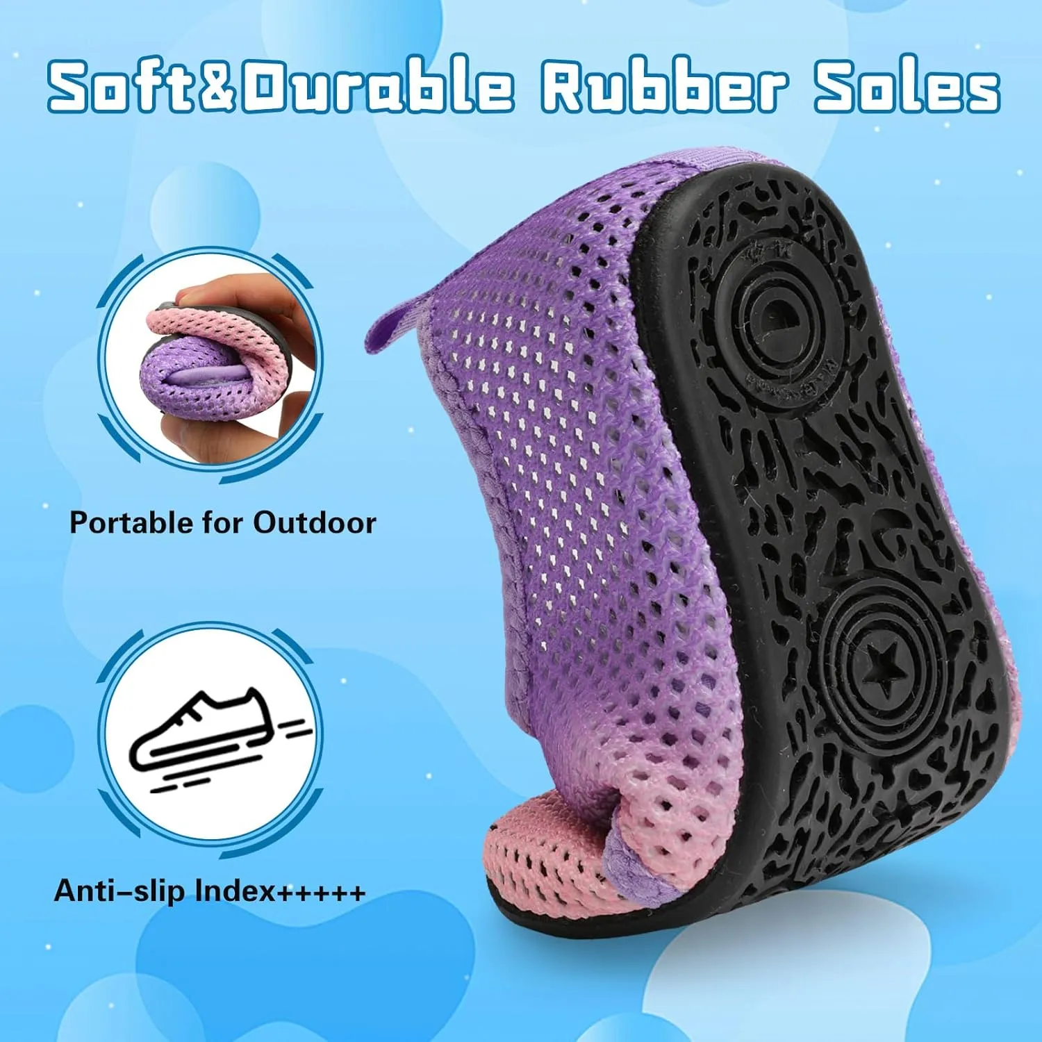 Centipede Demon Kids Water Shoes Boys Girls Breathable Swim Pool Shoes Quick Dry Toddler Aqua Socks Barefoot Beach Sandals for Outdoor Water Sports Little/Big Kids