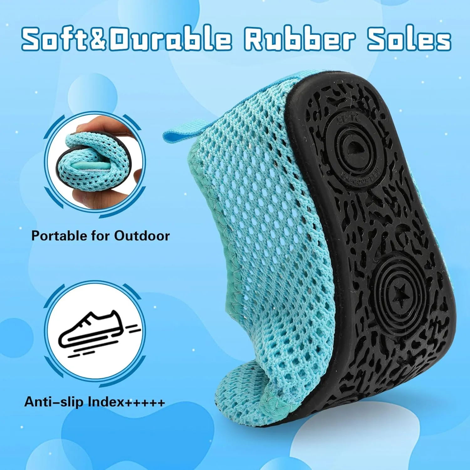 Centipede Demon Kids Water Shoes Boys Girls Breathable Swim Pool Shoes Quick Dry Toddler Aqua Socks Barefoot Beach Sandals for Outdoor Water Sports Little/Big Kids