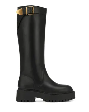 Chloee Black Leather