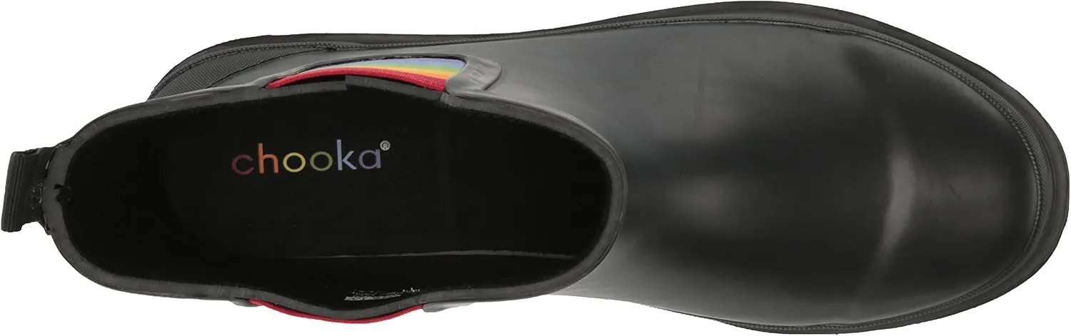 Chooka Women's Waterproof Ballard Pride Chelsea Boot Rain