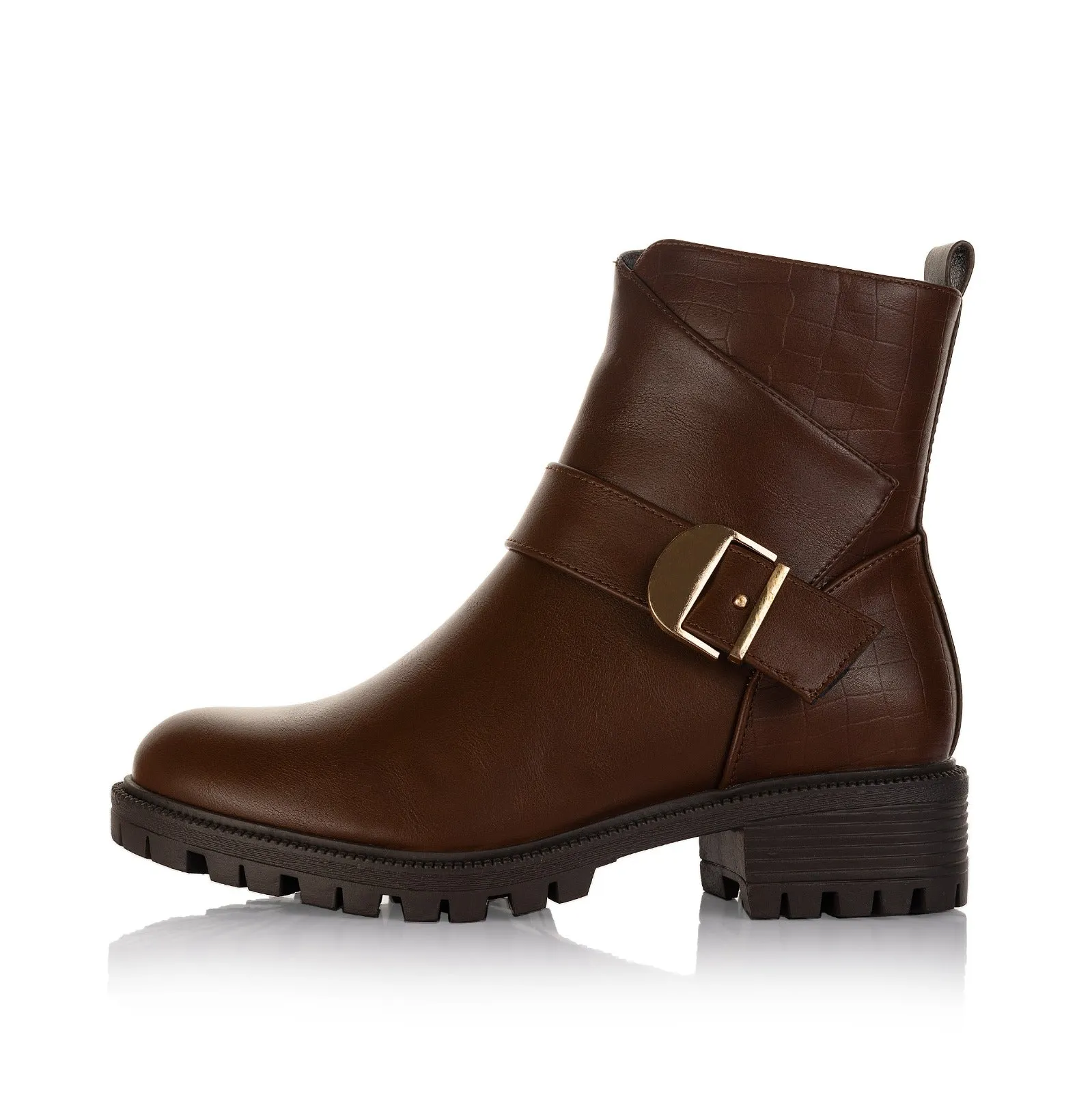 Chunky Sole Ankle Boots