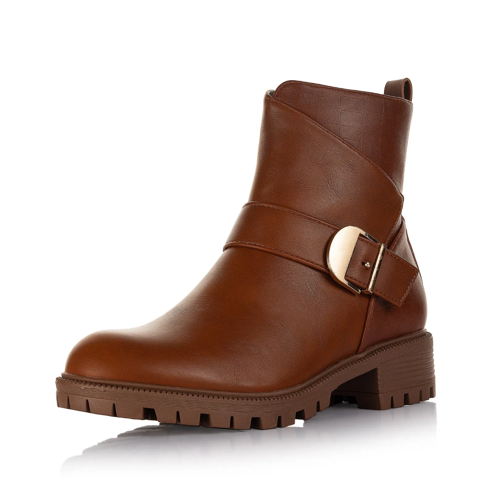 Chunky Sole Ankle Boots