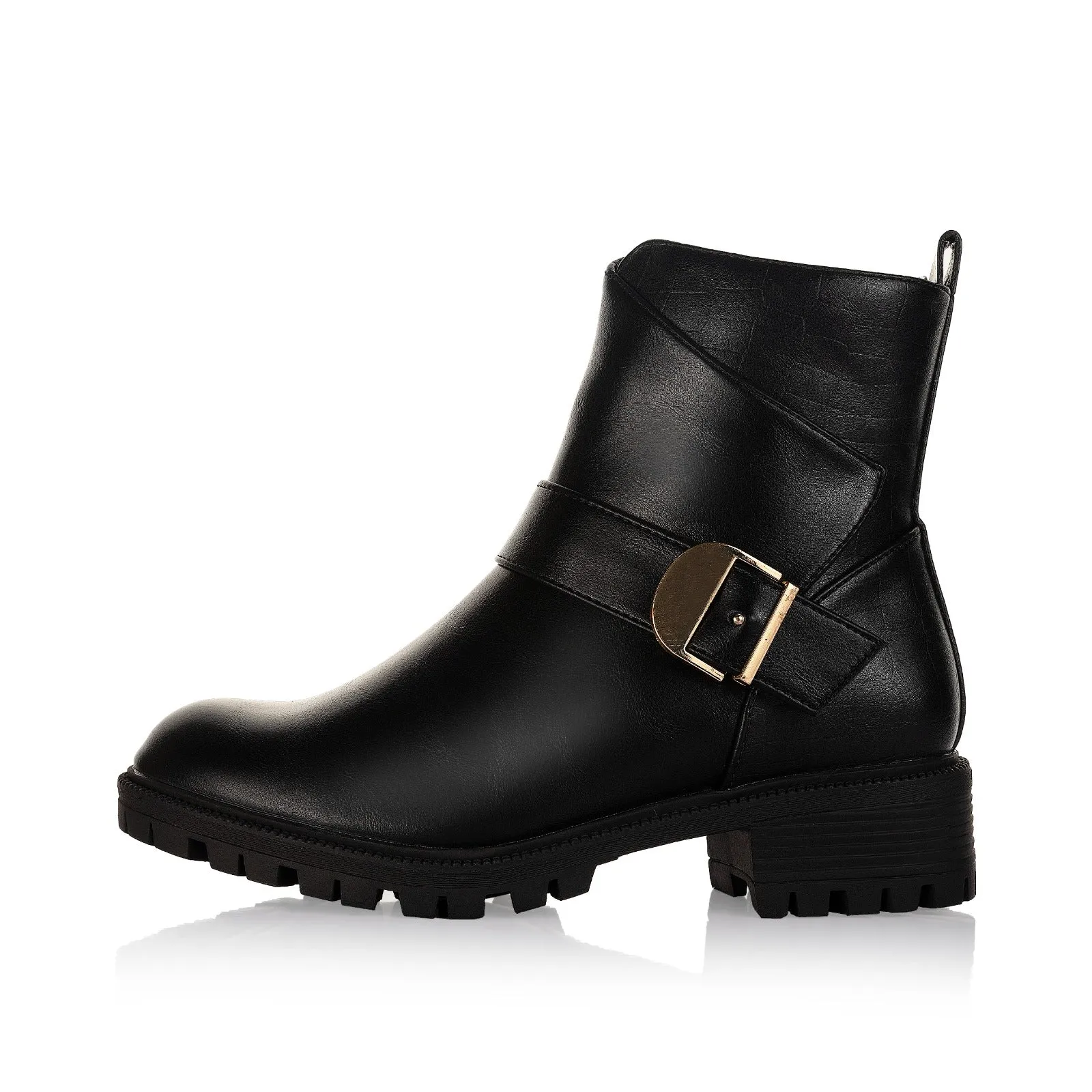 Chunky Sole Ankle Boots
