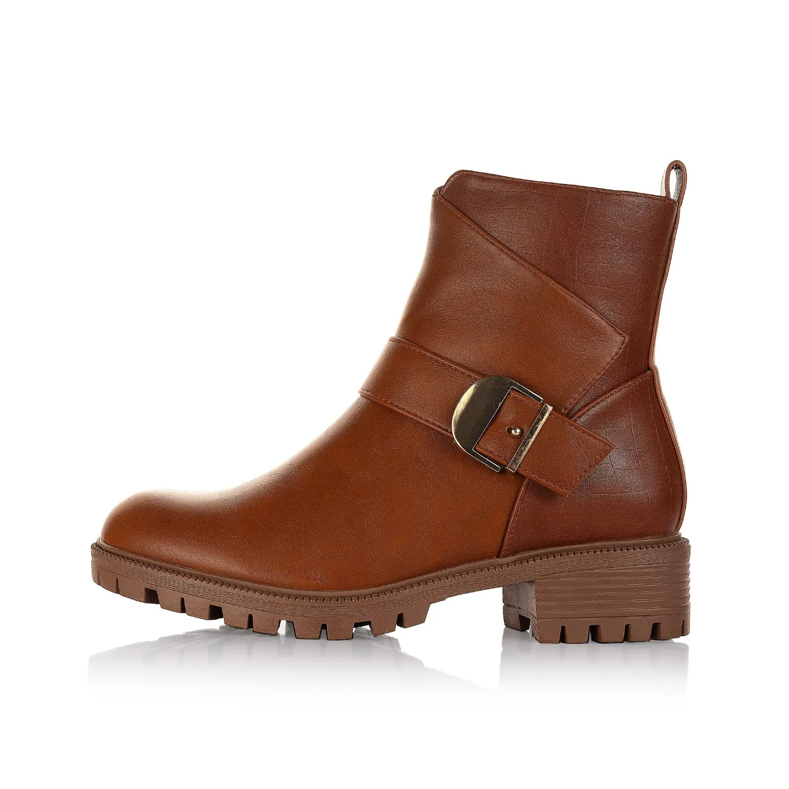 Chunky Sole Ankle Boots
