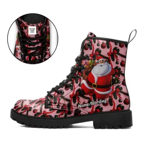 Company logo gifts, custom company gifts Personalized?Christmas?Boots,?Custom?Santa Boots,?Walking?Boots,?Christmas?Gift,058-23025601