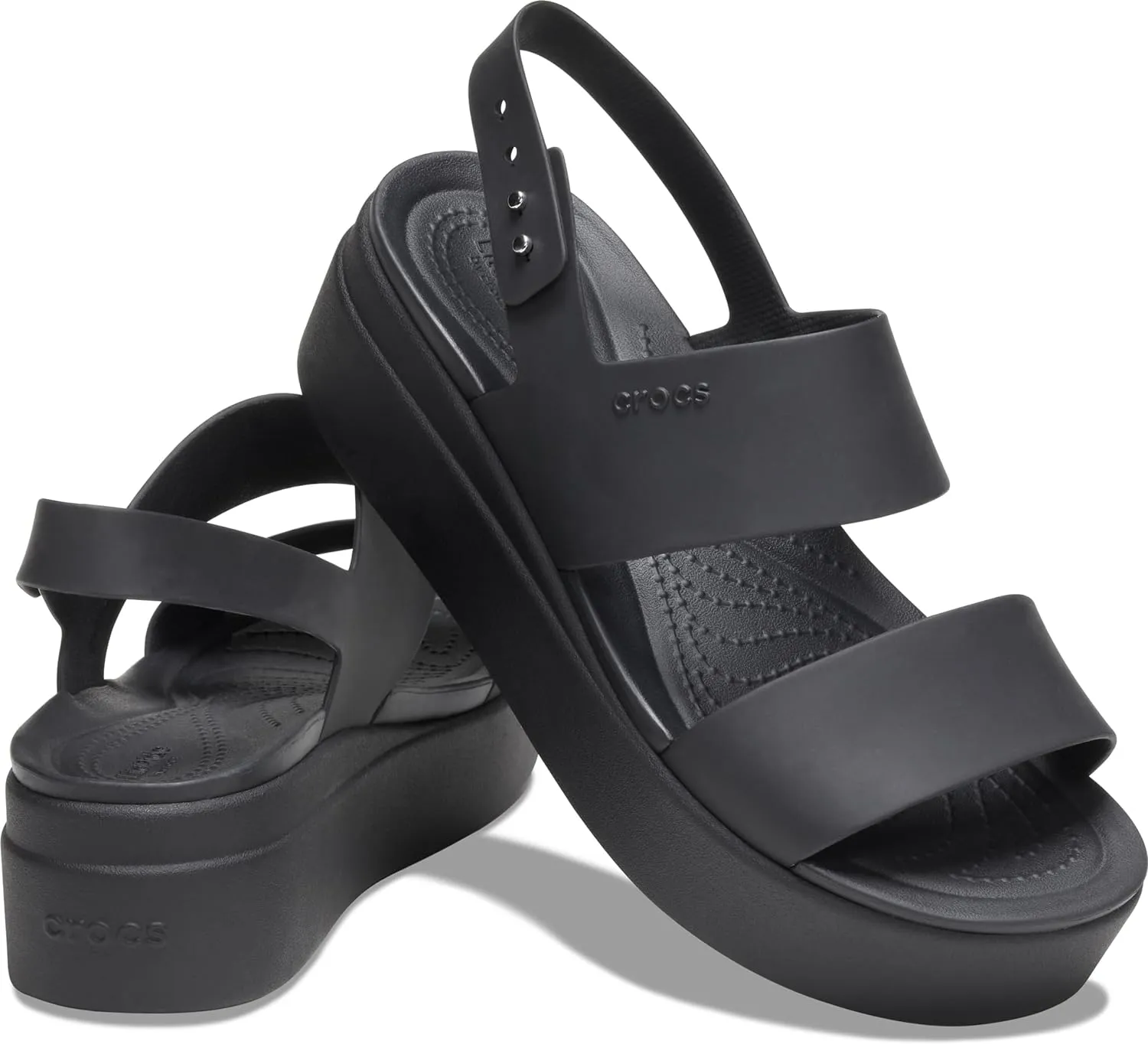 Crocs Women's Brooklyn Low Wedge Sandals