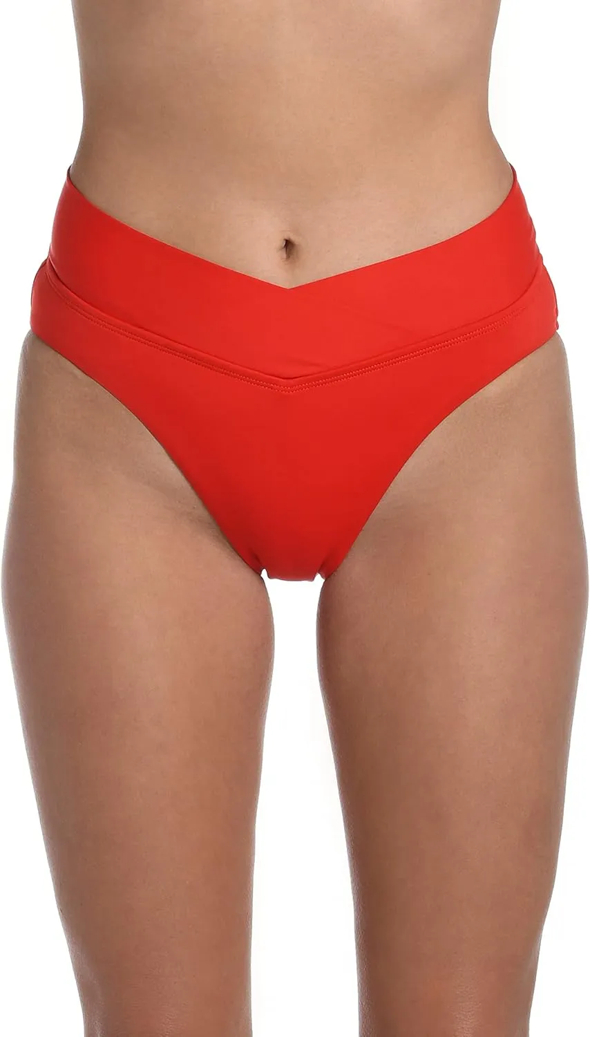 Cross Over High Waist Bikini Swimsuit Bottom