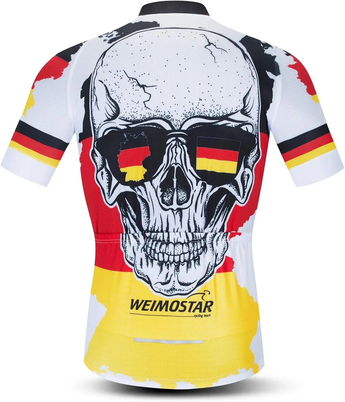 Cycling Jersey Mens Short Sleeve Full Zipper Bike Bicycle Top Shirts Breathable Clothing National Flag