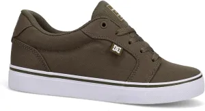 DC Men's Anvil TX Skate Shoe, Light Olive, 7.5