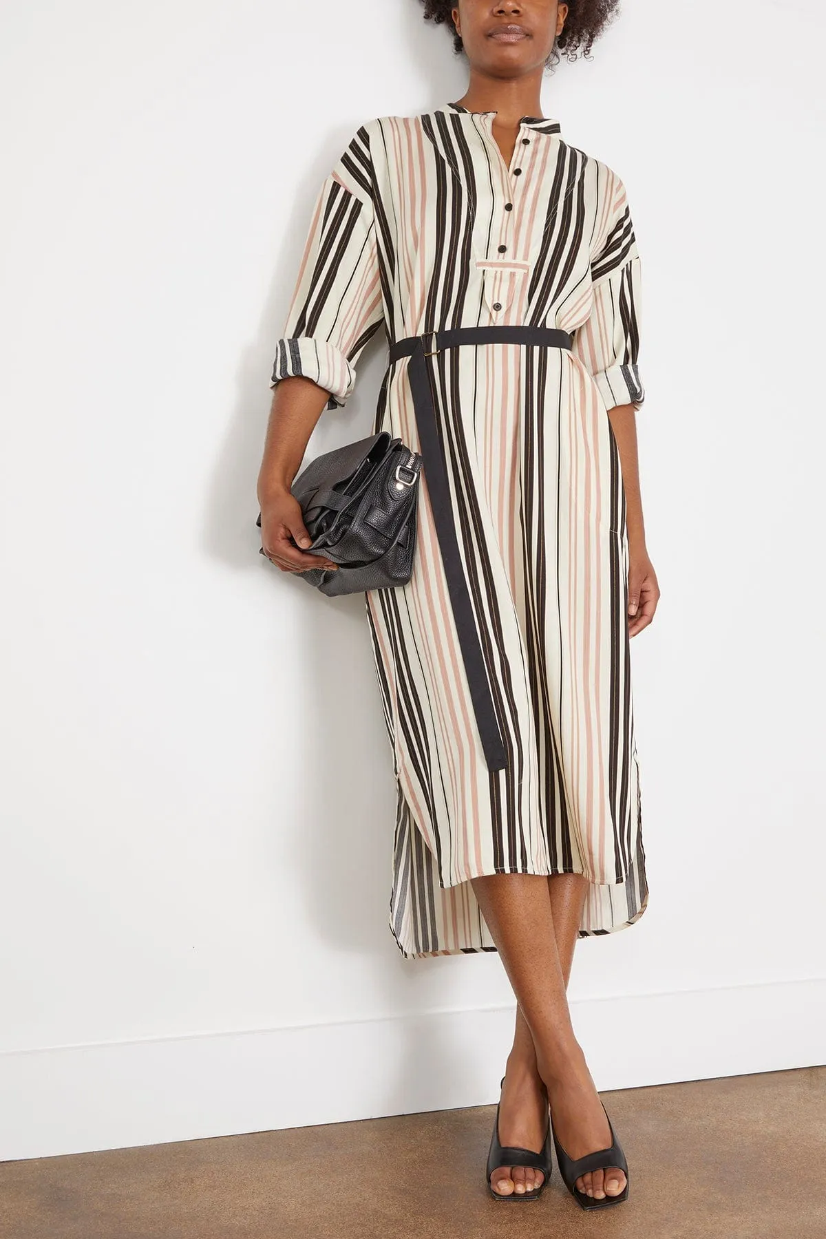 Dinka Midi Dress in Savanna Ecru