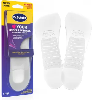 Dr. Scholl's Love Your Heels & Wedges 3/4 Length Insoles, All-Day Comfort for High Heeled Shoes, Relieve & Prevent Shoe Discomfort, Absorbs Shock, Arch Support, No-Show Discreet Insert, 1 Pair