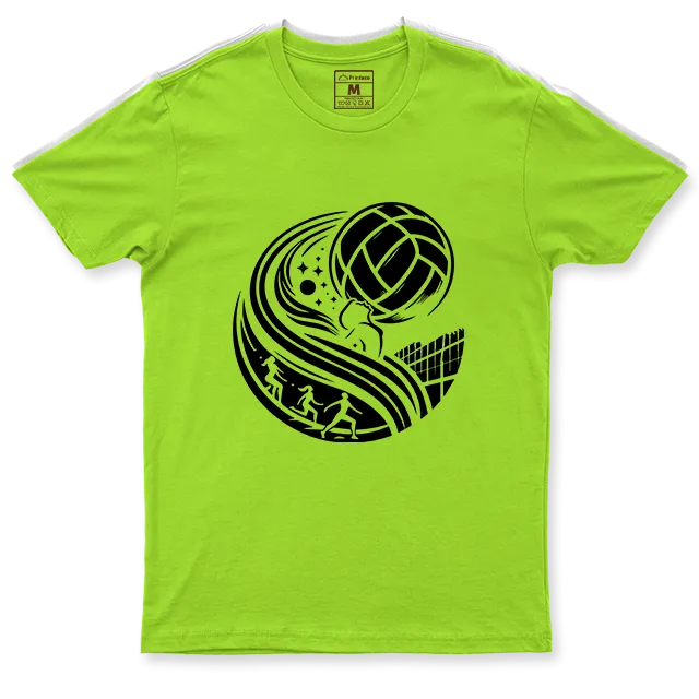 Drifit Shirt: Volleyball Moon
