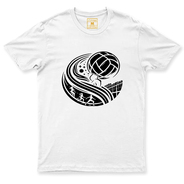 Drifit Shirt: Volleyball Moon